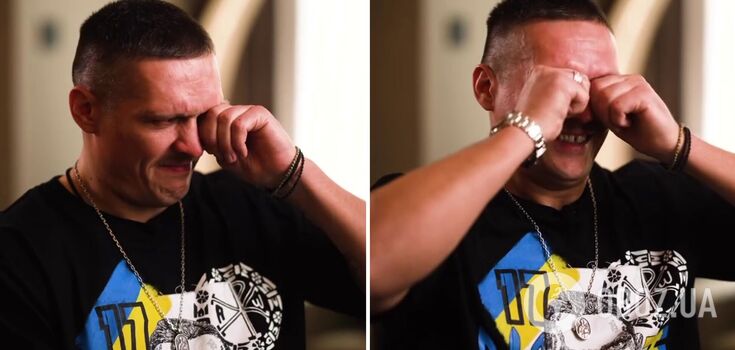 Usyk cried during an interview with British journalists. Video