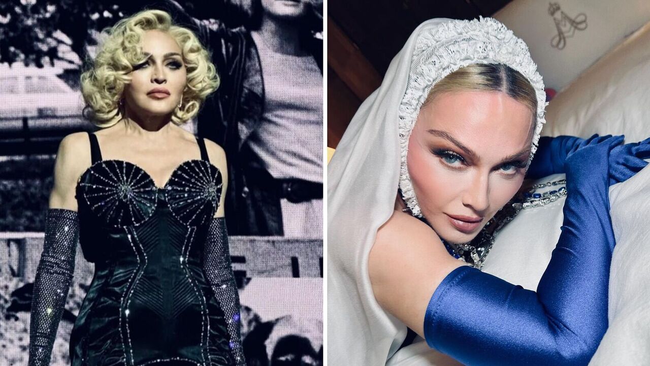 65-year-old Madonna bared her breasts in a seductive photo session on a bed, and she was called an "icon"