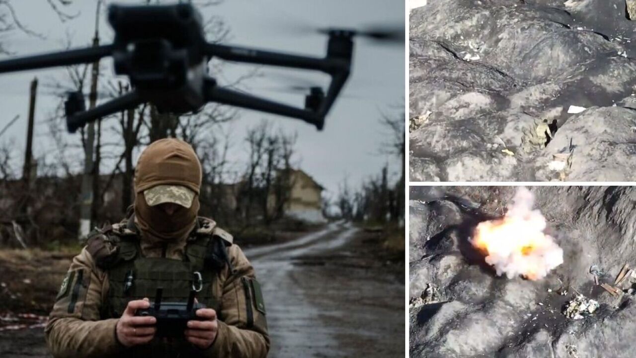 Ukraińscy piloci dronów FPV terroryzują okupantów w pobliżu Awdijiwki. Wideo