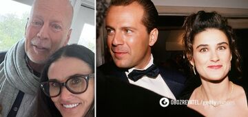 Heavily ill Bruce Willis did not recognize his ex-wife Demi Moore: they were together 13 years