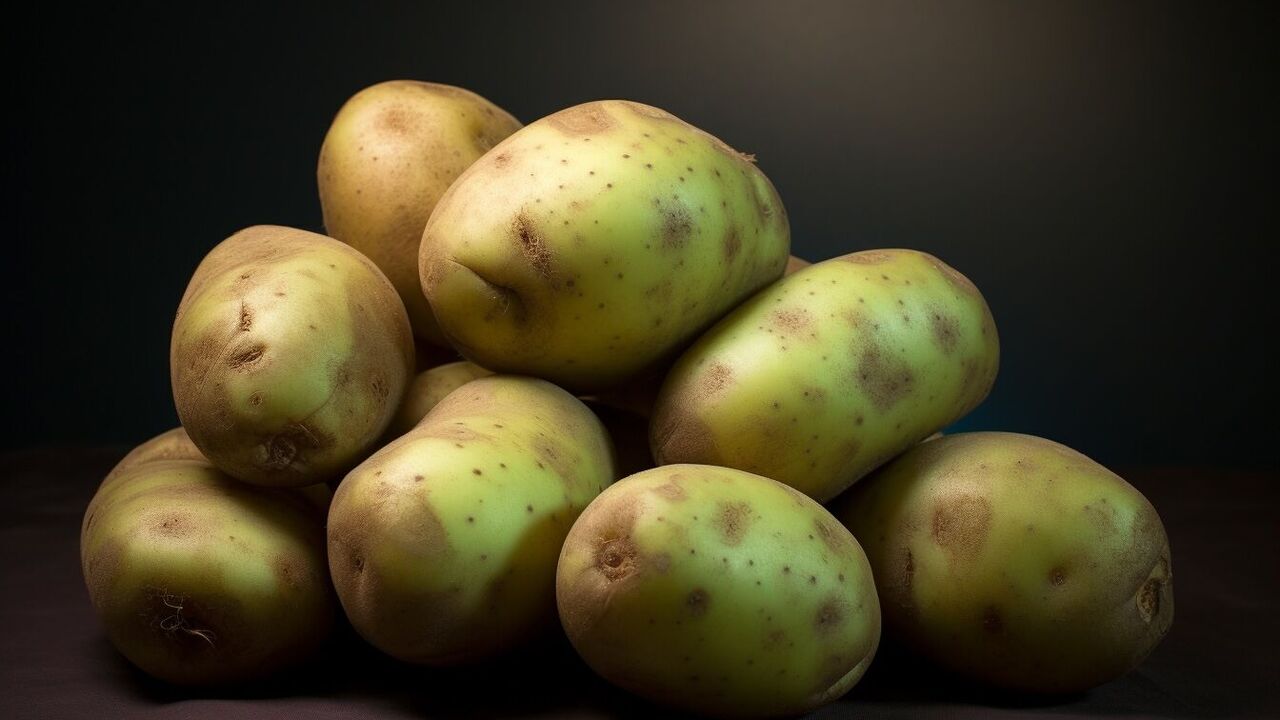 Can you eat potatoes with green spots: why they become like this