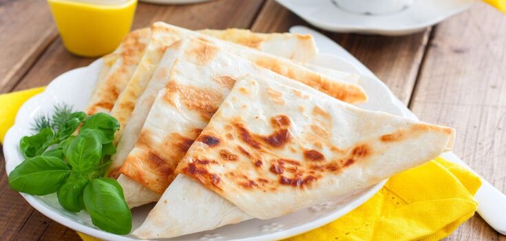 A hearty and quick pita bread snack: it's easy to prepare