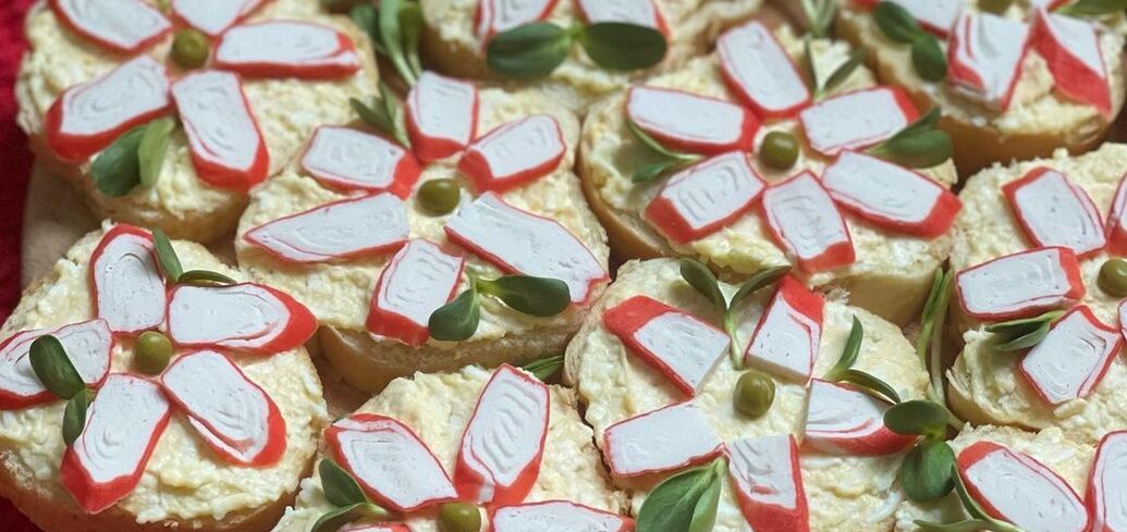 Recipe for sandwiches