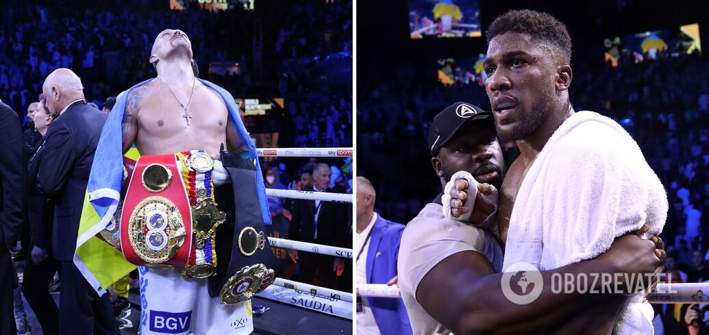 'That's how I felt.' Joshua explains why he threw away Usyk's belts after losing rematch