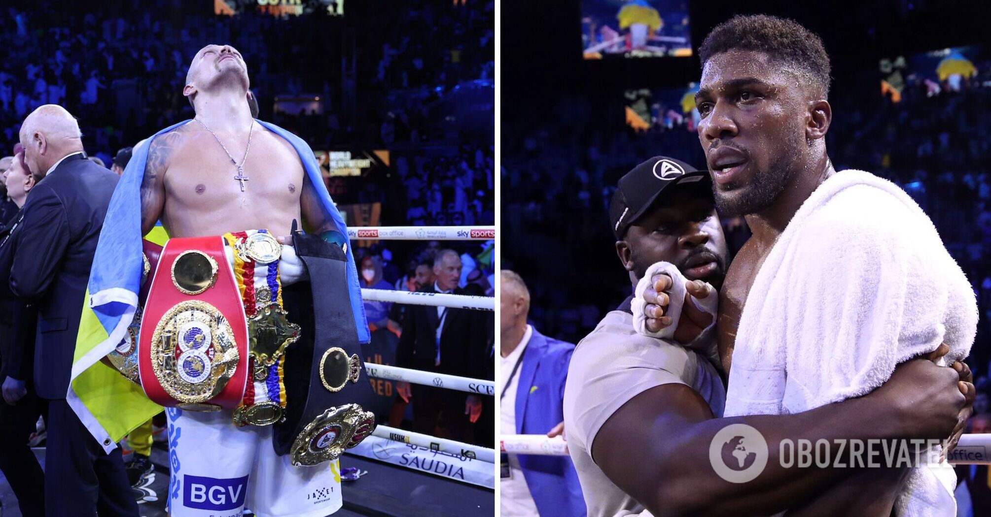 "That's how I felt." Joshua explains why he threw away Usyk's belts after losing rematch