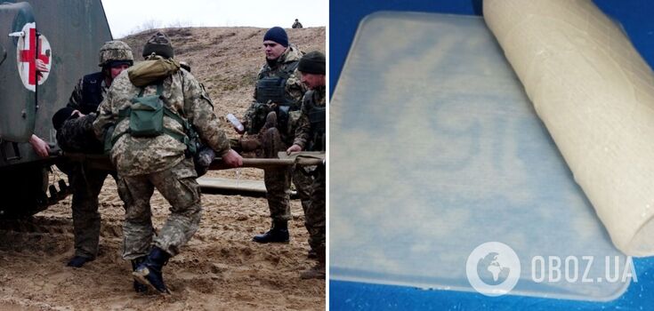 They are already saving lives on the front lines: Ukrainian inventors have created unique wound and burn dressings. Photo