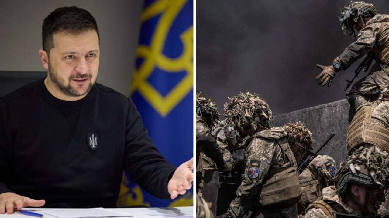 Zeleński mówi, że w Awdijiwce, Marjince, Kupiańsku i Bachmucie trwają zacięte walki