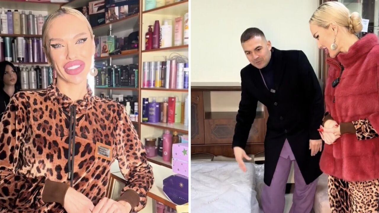 The "Russian World" leopard: controversial "Miss of the Donetsk People's Republic" proudly presented an advertising slogan for cosmetics in Horlivka