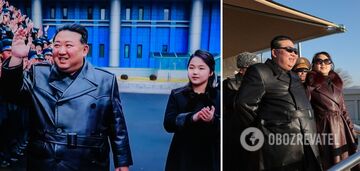10-letnia córka Kim Jong Una ponownie wychodzi publicznie z ojcem: przywódca KRLD w skórzanym płaszczu trzyma ją za rękę