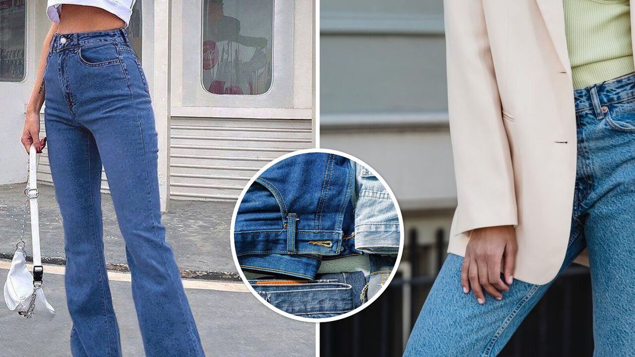 How to restore the shape of stretched jeans: they will look like new