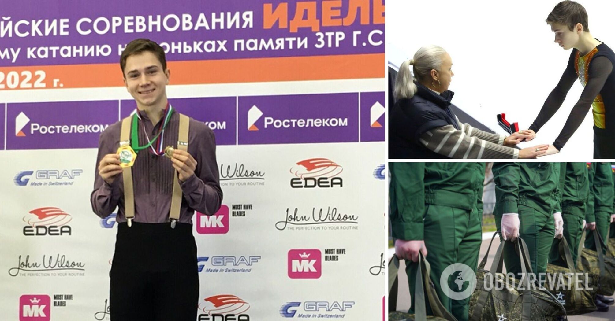 Russian figure skater and championship winner drafted into terrorist army