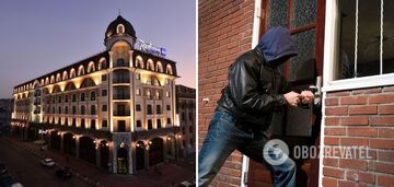 Thieves often break into hotels