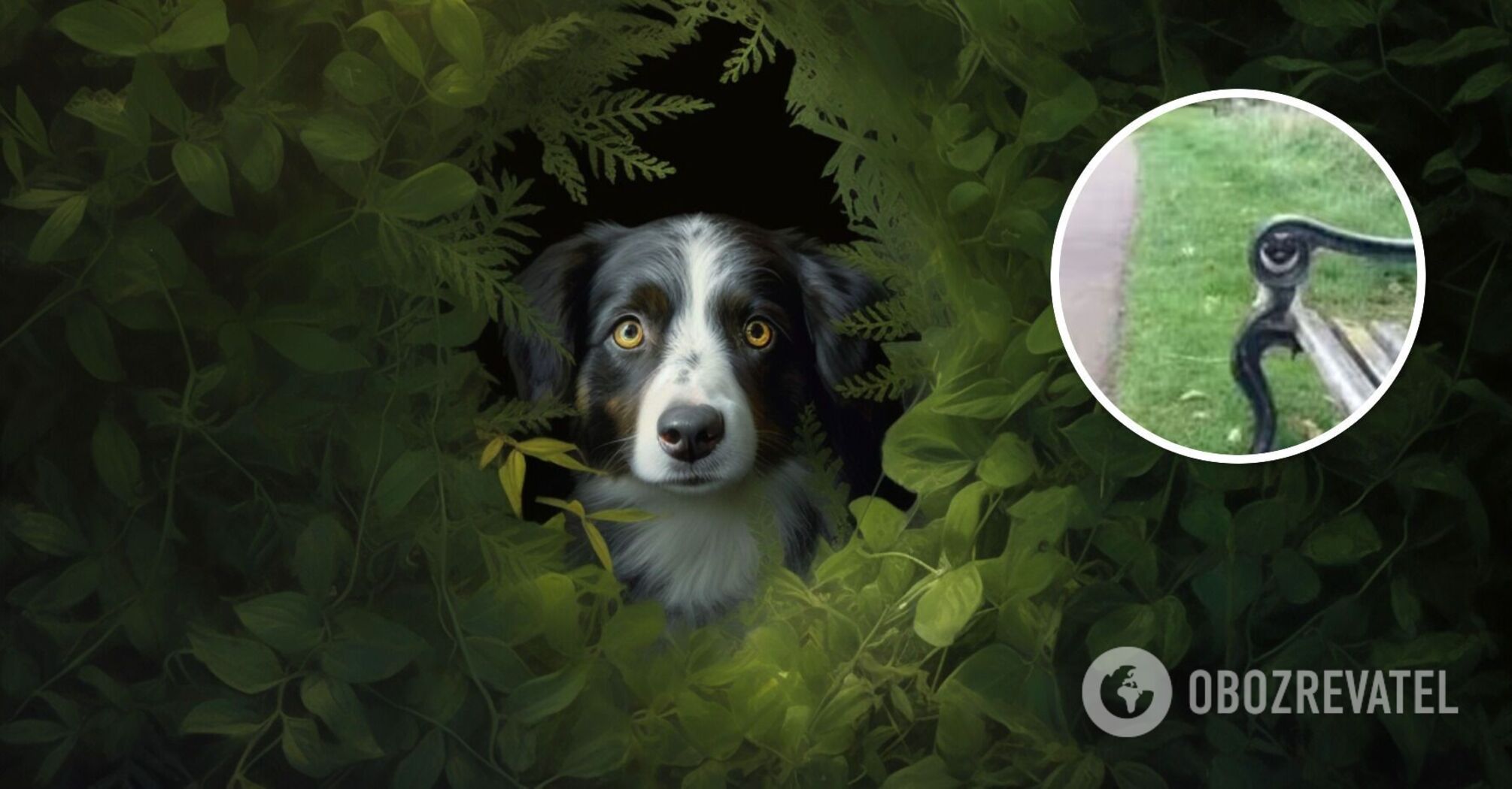 Do you see the dog? A puzzle for people with perfect vision