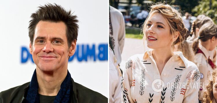 'I'm afraid the worst has happened.' Jim Carrey and Katheryn Winnick laughed at Russia's entry ban