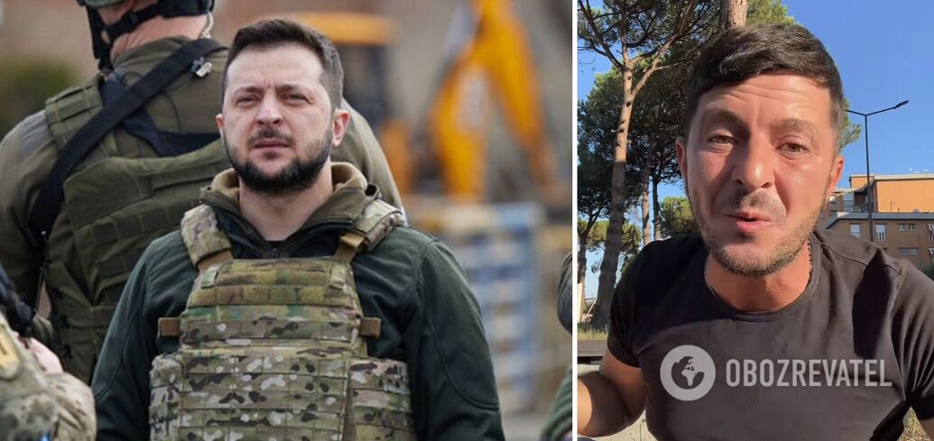 A "lookalike" of Volodymyr Zelensky has been found online: he is a fish seller in Naples and a TikTok star. Photos and videos