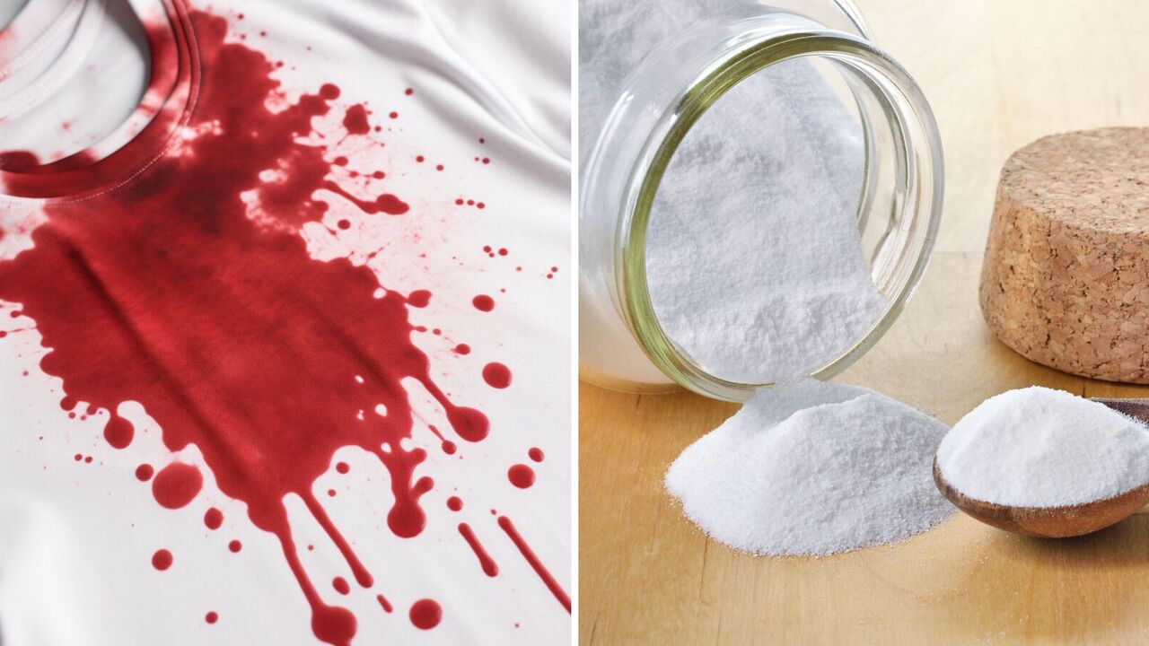 How to remove blood stains from clothes: a kitchen product will help