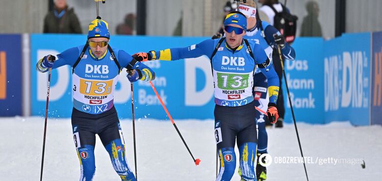 The best of the best! Ukraine delivered a great relay at the Biathlon World Cup