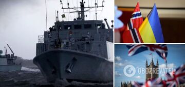 Britain and Norway have formed a 'maritime coalition' and will hand over the first ships to Ukraine