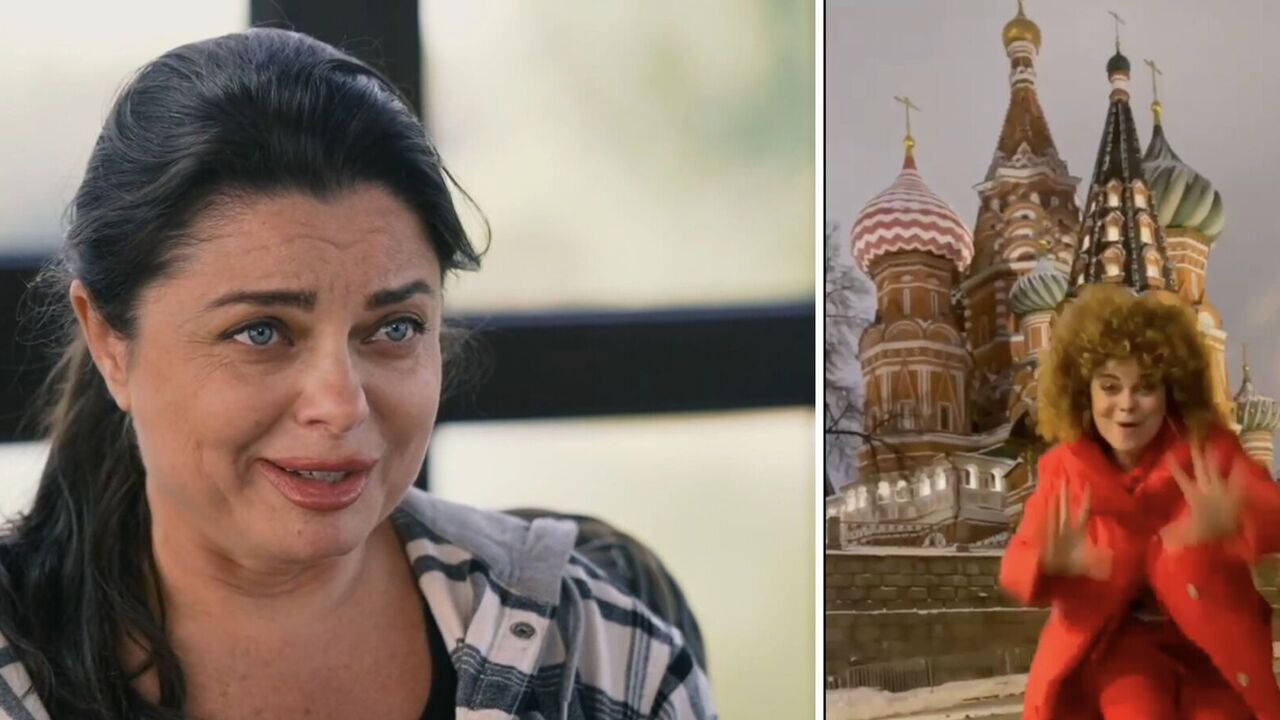 "Oh, Natasza, made in Russia": była mieszkanka Kijowa Korolowa zhańbiła się, tańcząc do swojej nowej piosenki o Rosji na tle Kremla