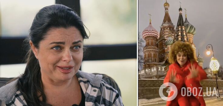"Oh, Natasza, made in Russia": była mieszkanka Kijowa Korolowa zhańbiła się, tańcząc do swojej nowej piosenki o Rosji na tle Kremla