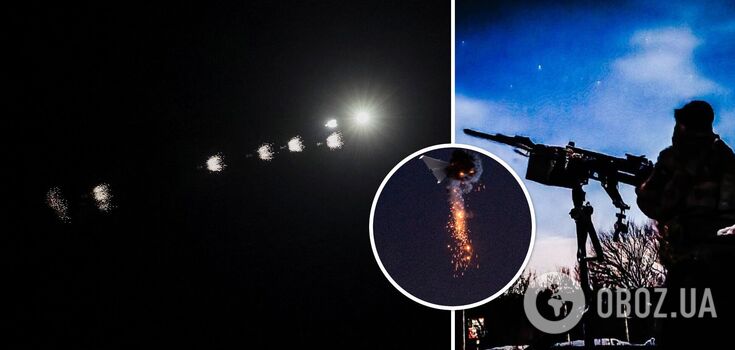 Air Defense Forces shot down 18 of 18 Shaheds at night: the Air Force disclosed details. Photo