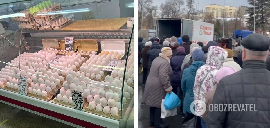 Rosjanie wykupują drogie jajka z powodu niedoboru