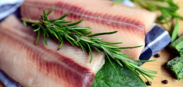 Fish fillet for the dish