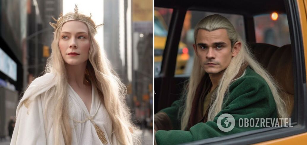 Shopping, driving a car and watching a movie: AI showed what Lord of the Rings characters would do in the modern world