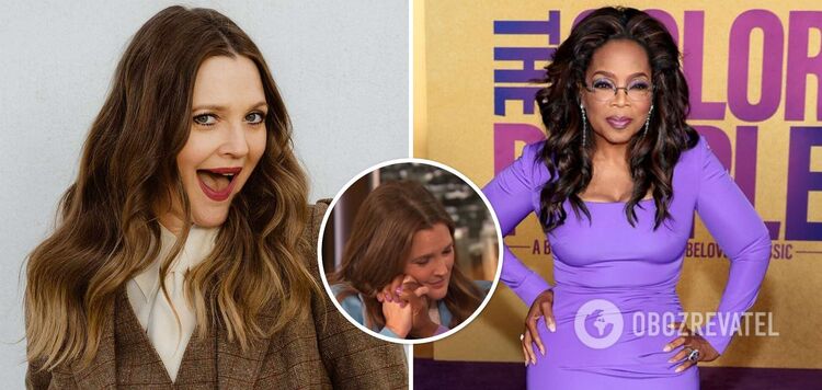 Drew Barrymore and Oprah Winfrey embarrassed fans with excessive 'fondling'