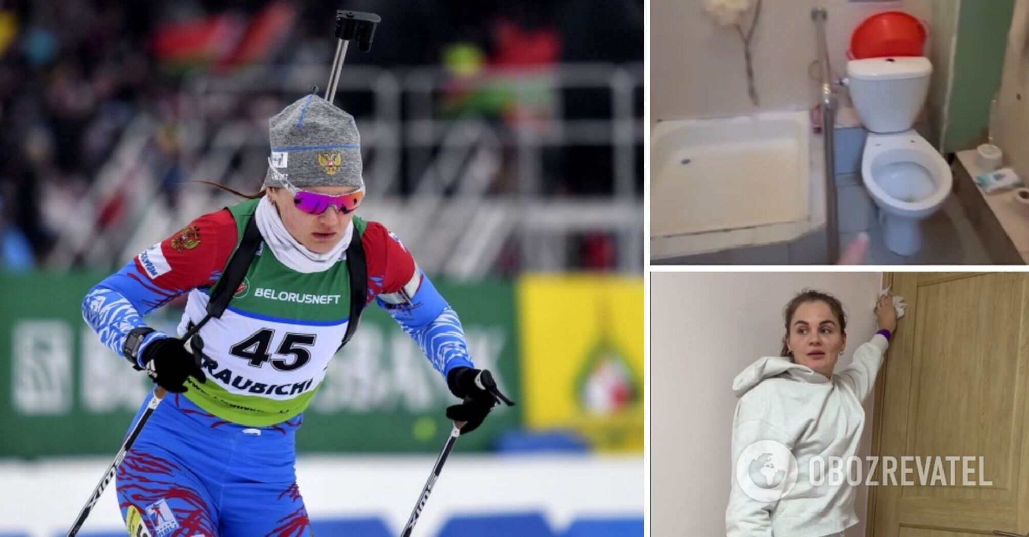 "To żart": rosyjska biathlonistka narzeka na zniszczenia w Rosji
