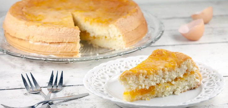 Elementary jam pie: cooked with milk