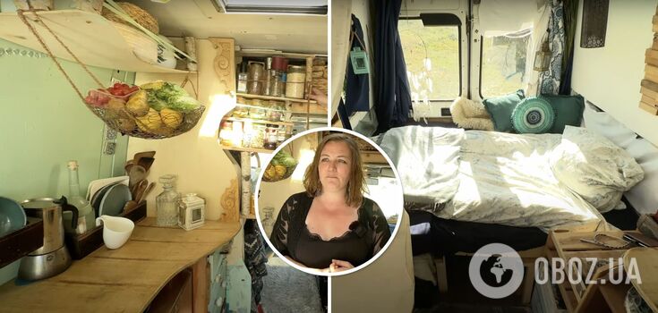 A woman turned her old minivan into a $4,500 dream home: what it looks like from the inside out