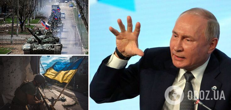 Putin na "linii bezpośredniej" nakreślił cele wojny z Ukrainą i cynicznie wypowiedział się o pokoju
