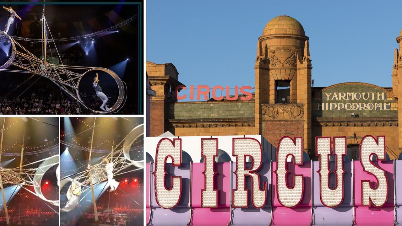 British acrobat falls from 10-meter height during circus show