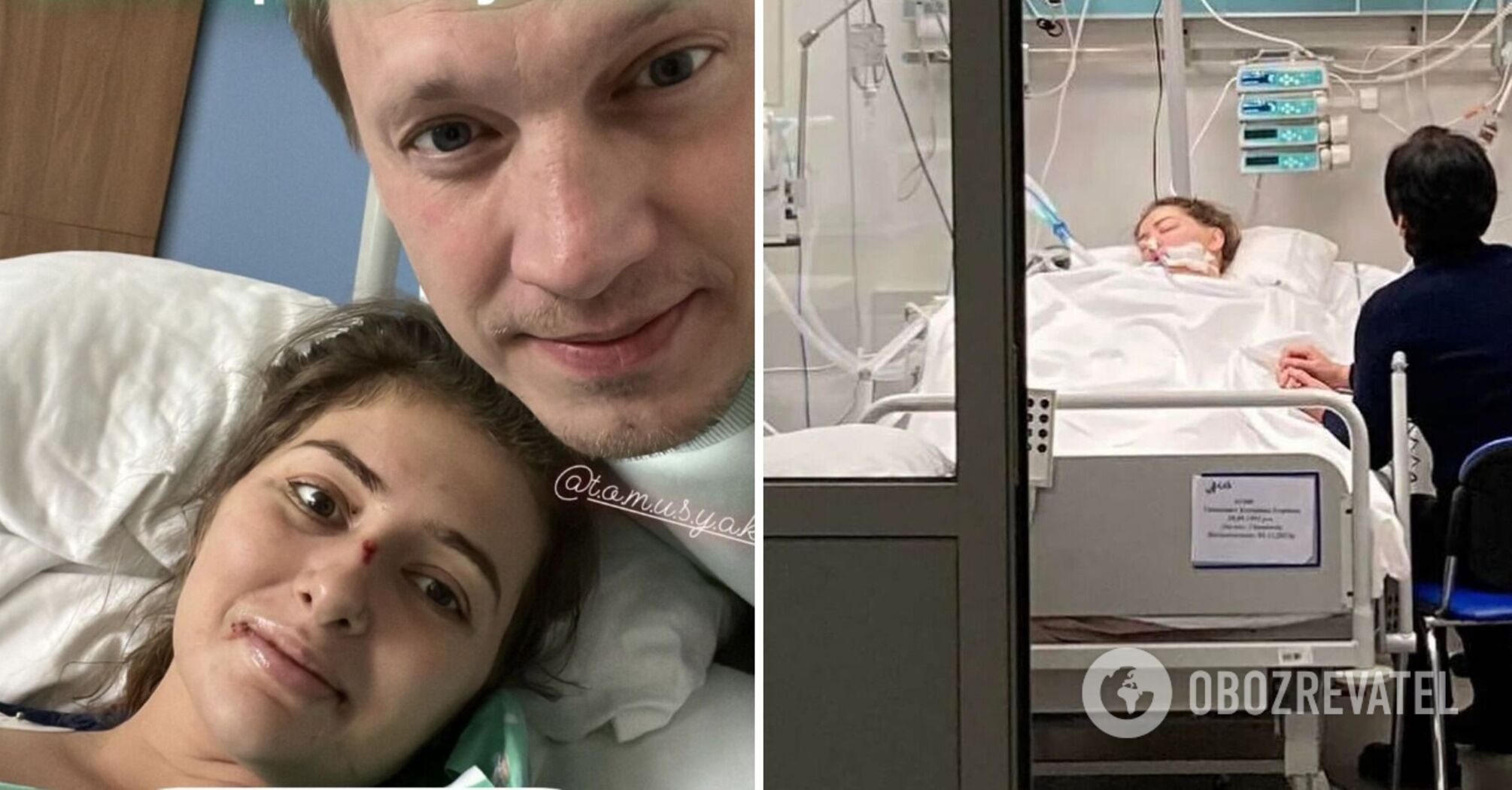 Kateryna Tyshkevych gets in touch for the first time after 10 days of intensive care, addressing Ukrainians. Photo