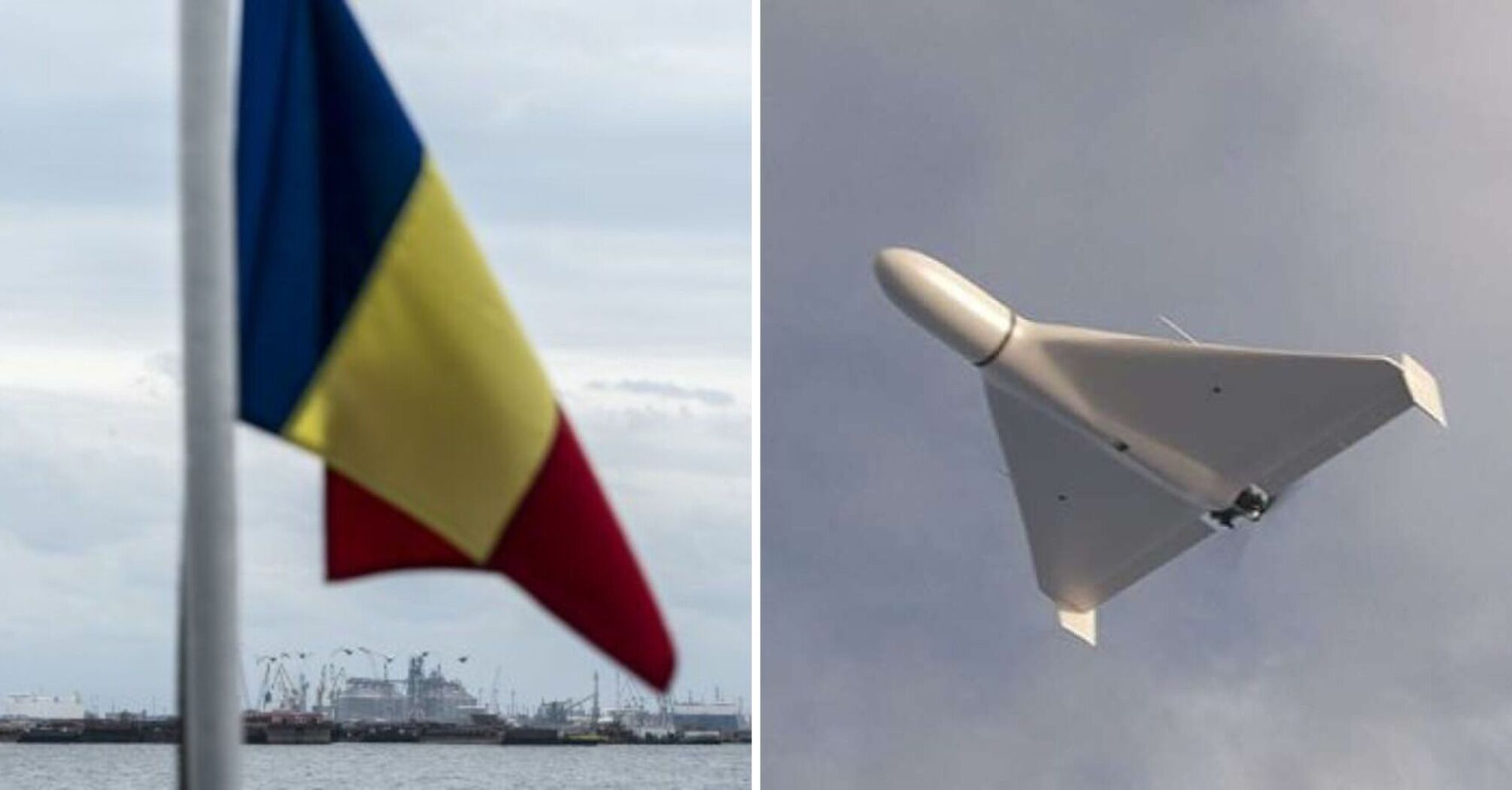 Russian drone used to attack Ukraine crashes in Romania at night, forming a huge crater