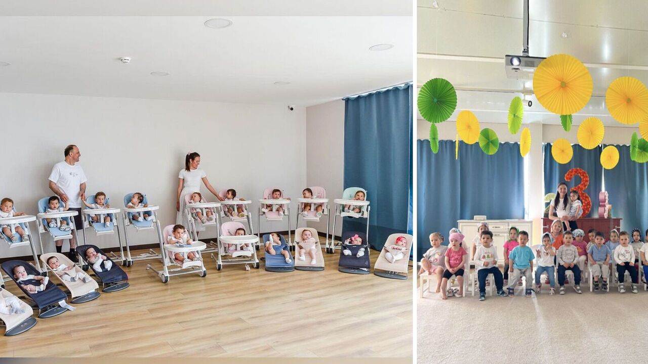 The 26-year-old Georgian woman already has 22 children and is not going to stop: the family plans to have more than 100 descendants. Photo
