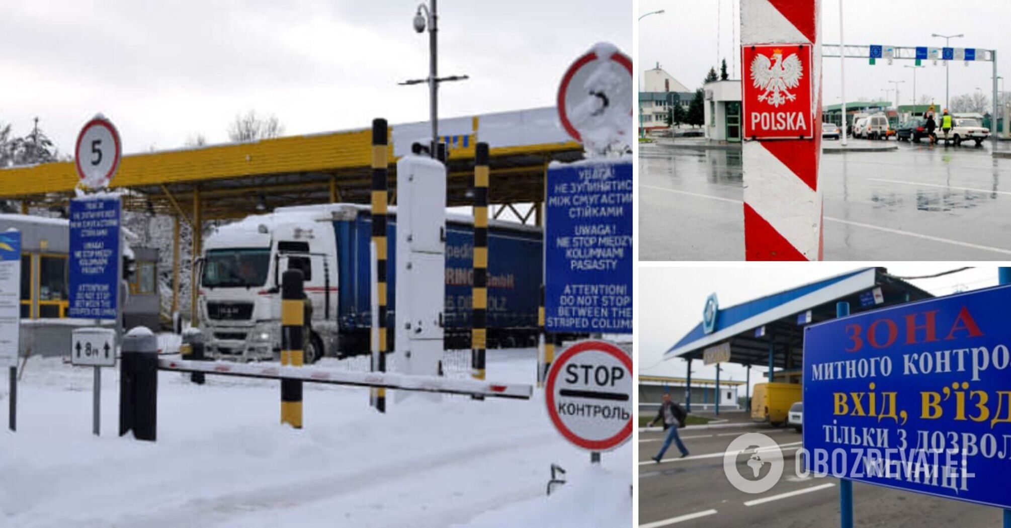 Where truck traffic has resumed