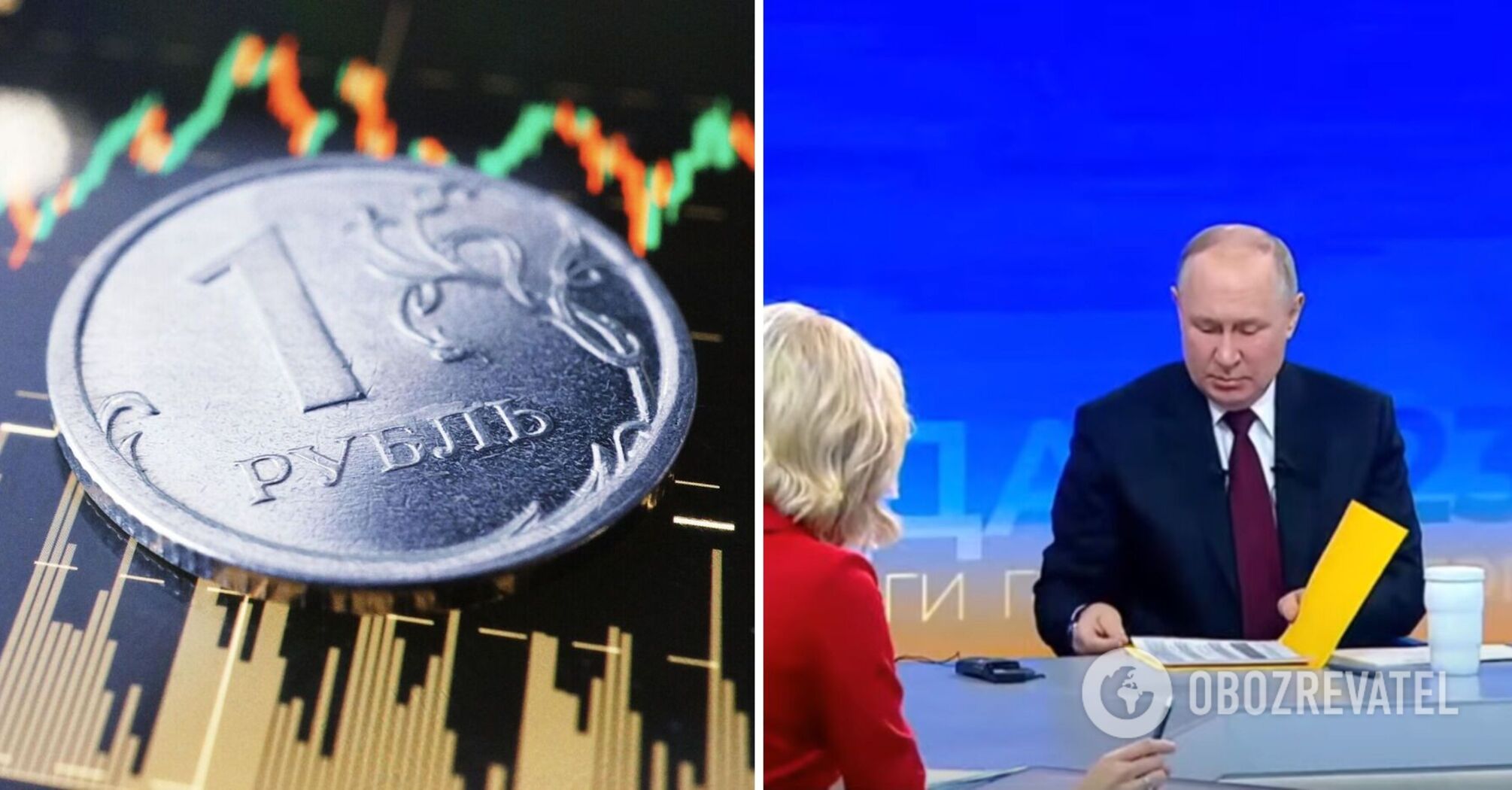 Putin reads out data on Russia's economy