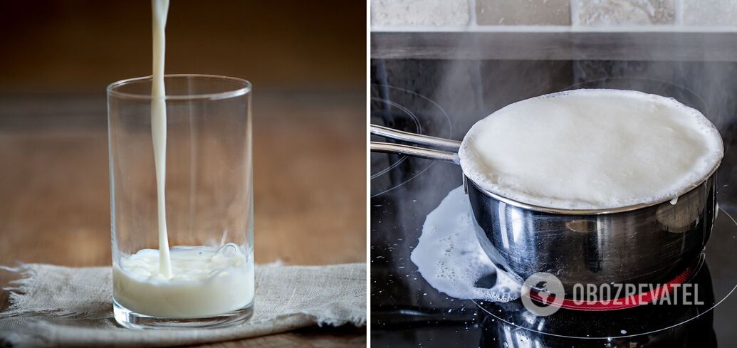 What to do to prevent milk from burning