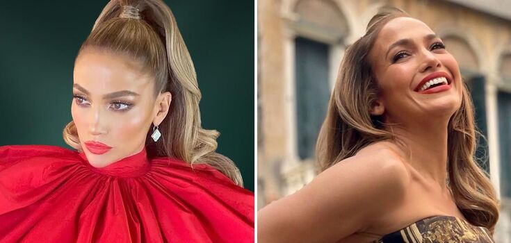 Jennifer Lopez has revealed her secret to perfect red lips