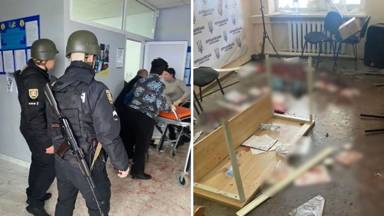 In Transcarpathia, a village council deputy detonated grenades during a session, injuring 26 people: law enforcement is investigating it as a terrorist act. Photos