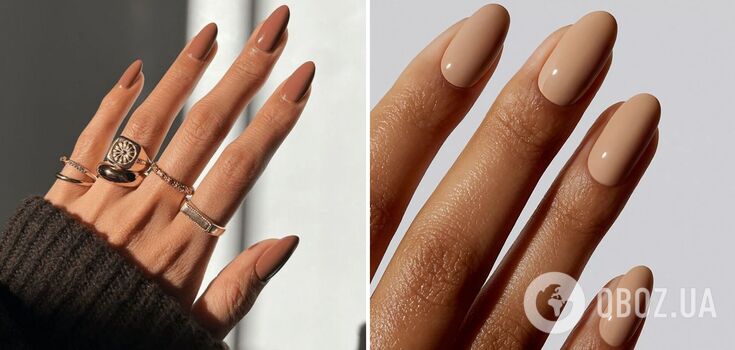Old luxury: what does "chocolate milk" manicure that promises to become a winter trend look like