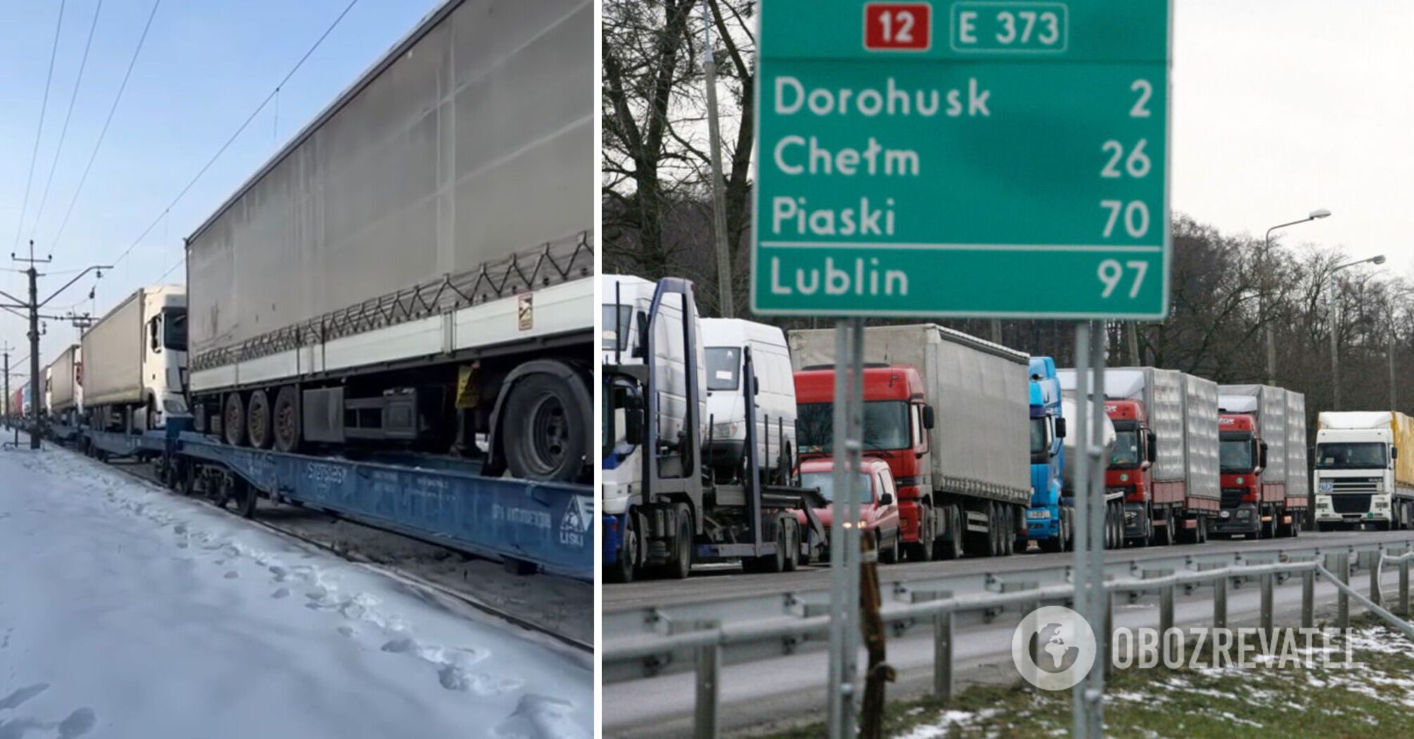 Blockade of Polish carriers in Dorohusk resumes