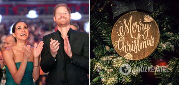 No kids and a Christmas tree: what Prince Harry and Meghan Markle's 'losers of the year' Christmas card looks like
