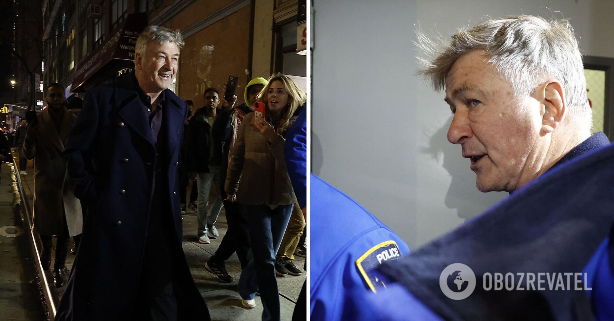 Alec Baldwin pushes and curses at protester who aggressively threw himself at the star over the war in Israel