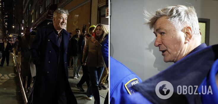 Alec Baldwin pushes and curses at protester who aggressively threw himself at the star over the war in Israel