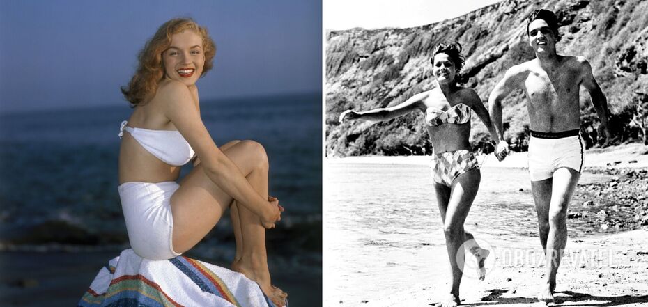 Marilyn monroe shop swimming suit
