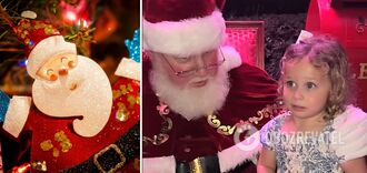 'Do you want to sit on my lap?' A video with Santa and a three-year-old girl went viral: what she said