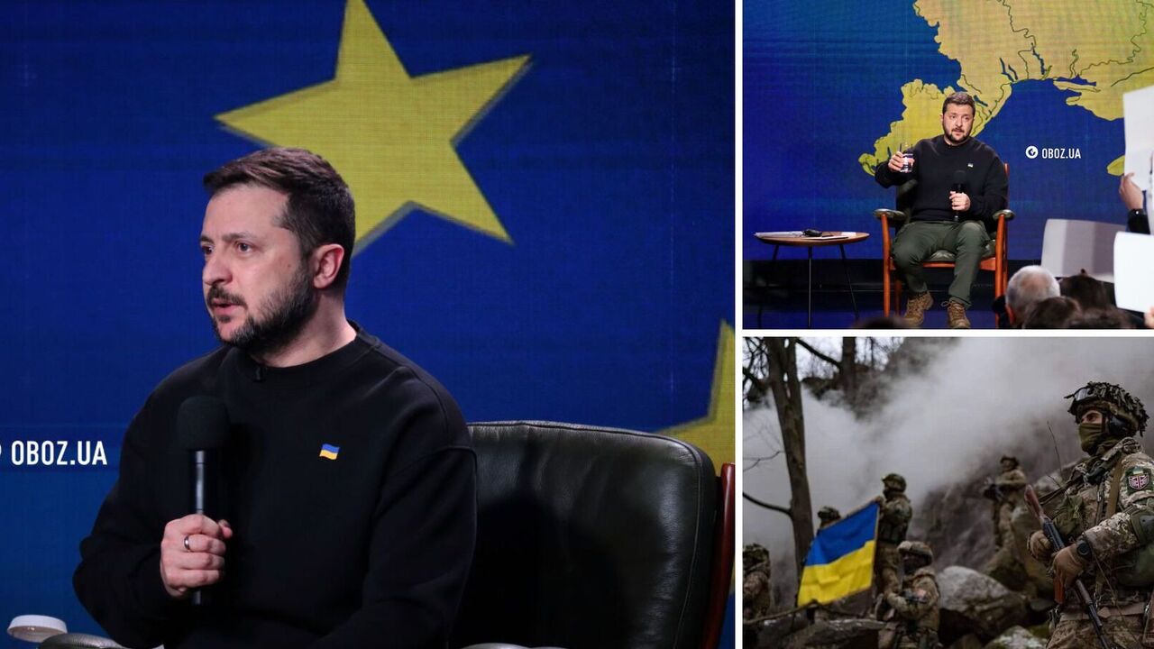 "We are not ready to give up our country": Zelensky spoke about the duration of the war and changes in mobilization (updated)